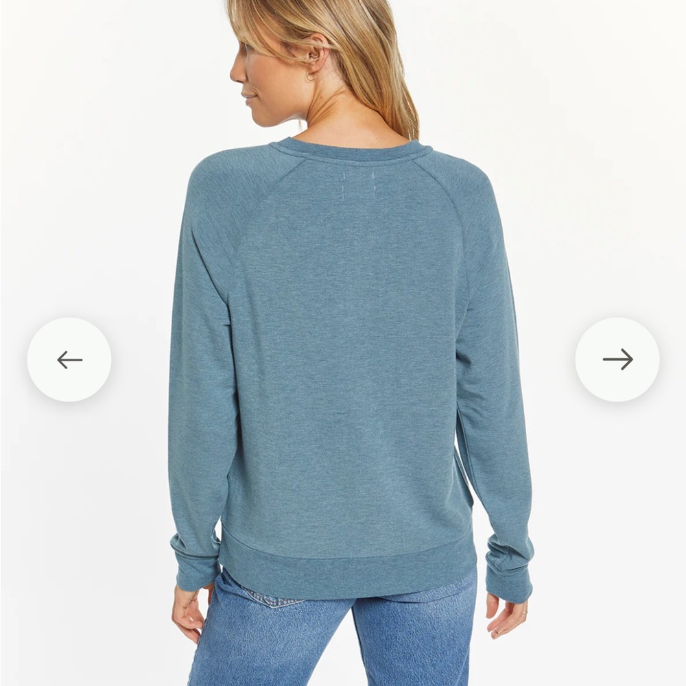 Thread & Supply Soft Blue Sweater - Picture 3 of 7